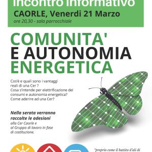 Cer Caorle invito 21 Marzo